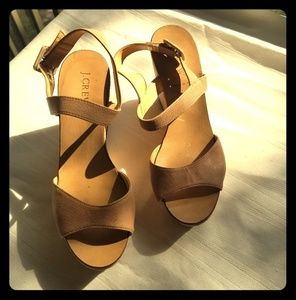 *PRE LOVED* J.Crew CorkStyle Wedges